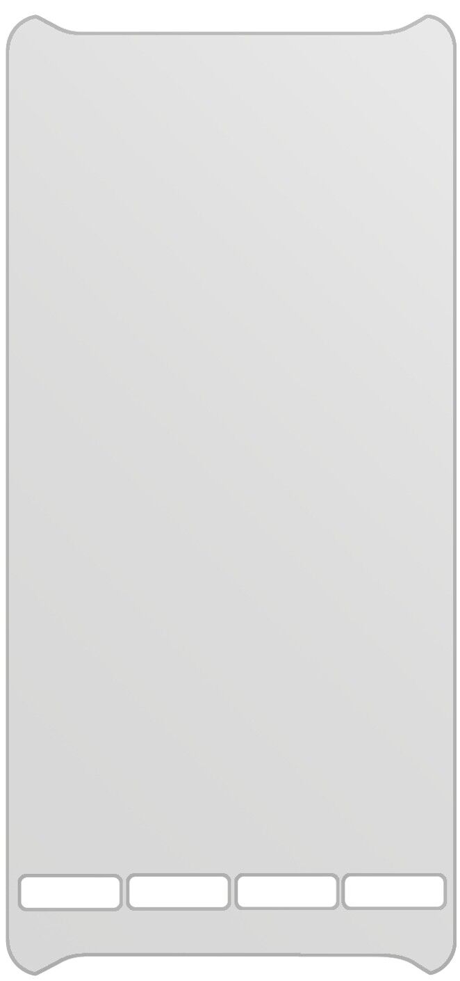 dipos Displayschutz für Unitech PA700, mattierte Oberfläche, geringe Dicke und perfekte Passform