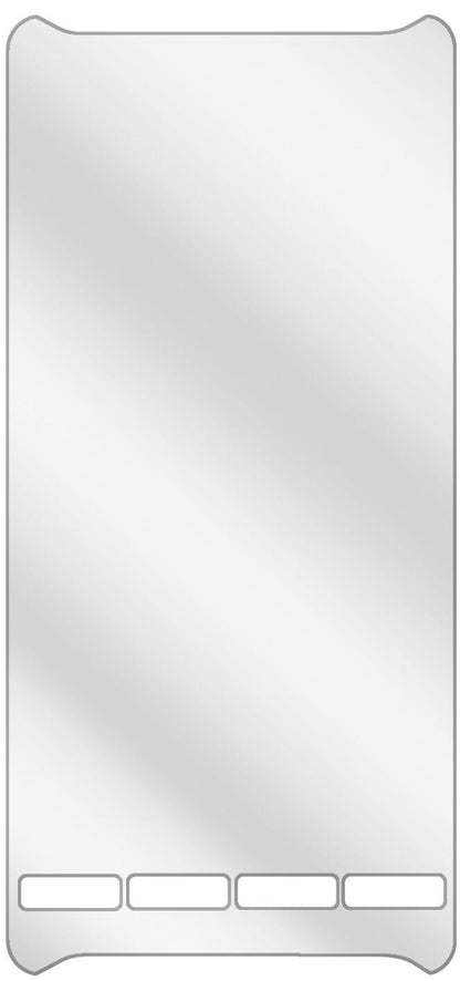 dipos Displayschutz für Unitech PA700, transparente Oberfläche, geringe Dicke und perfekte Passform