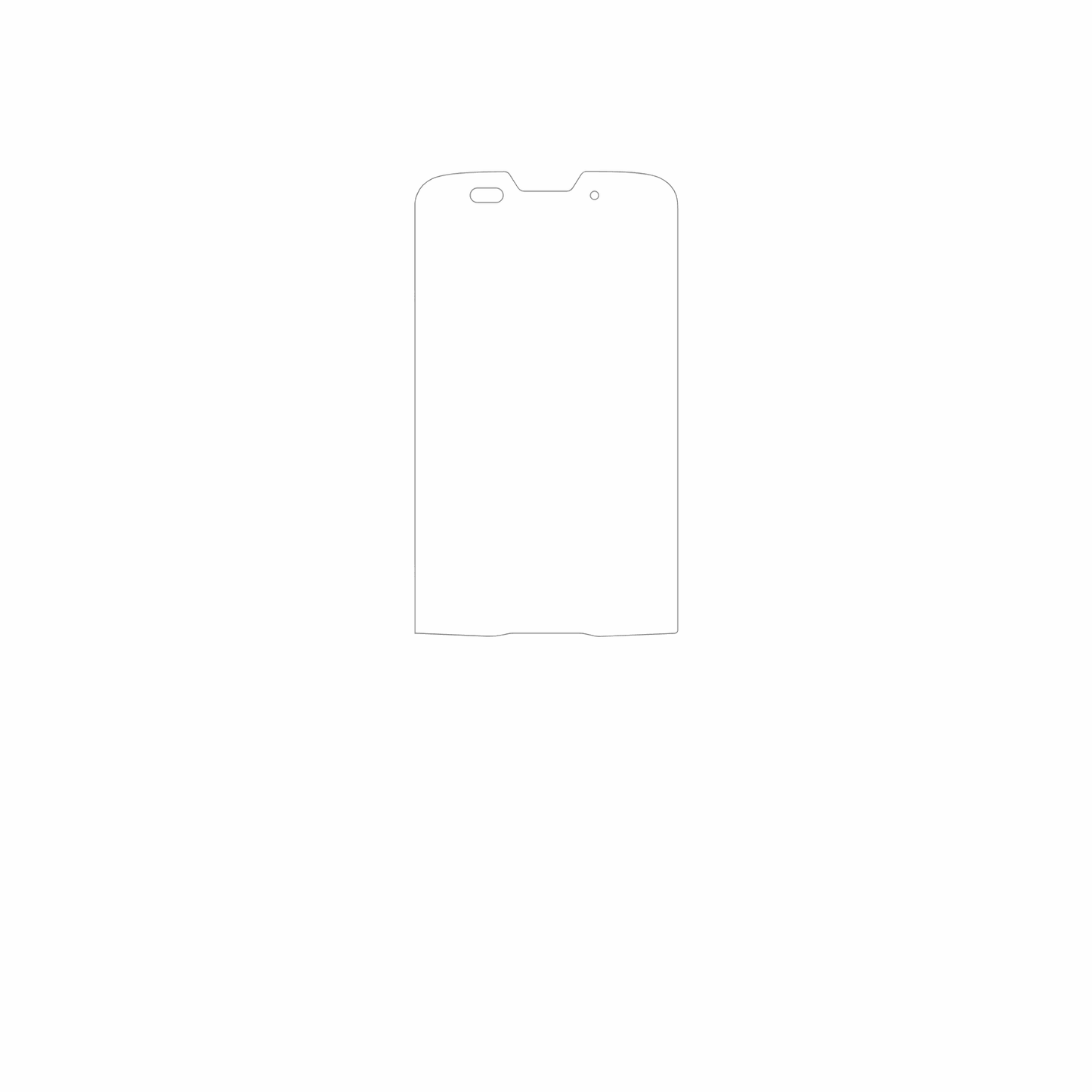 dipos Displayschutz für Unitech HT330, mattierte Oberfläche, geringe Dicke und perfekte Passform