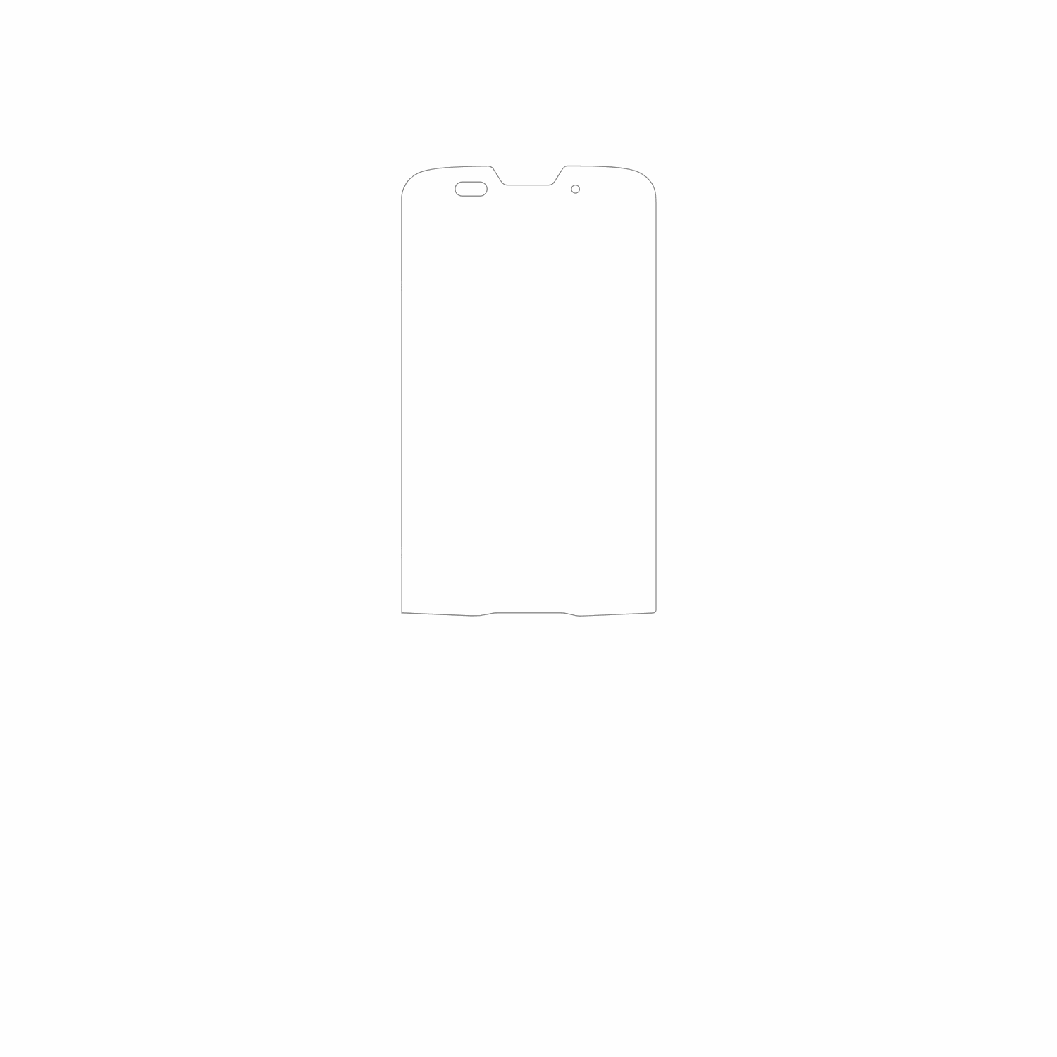 dipos Displayschutz für Unitech HT330, mattierte Oberfläche, geringe Dicke und perfekte Passform