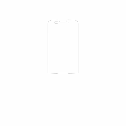 dipos Displayschutz für Unitech HT330, mattierte Oberfläche, geringe Dicke und perfekte Passform