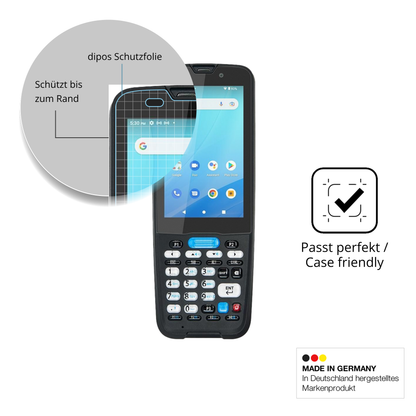 Schutzglasfolie mit optimaler Passform, zur Verwendung mit Hüllen geeignet