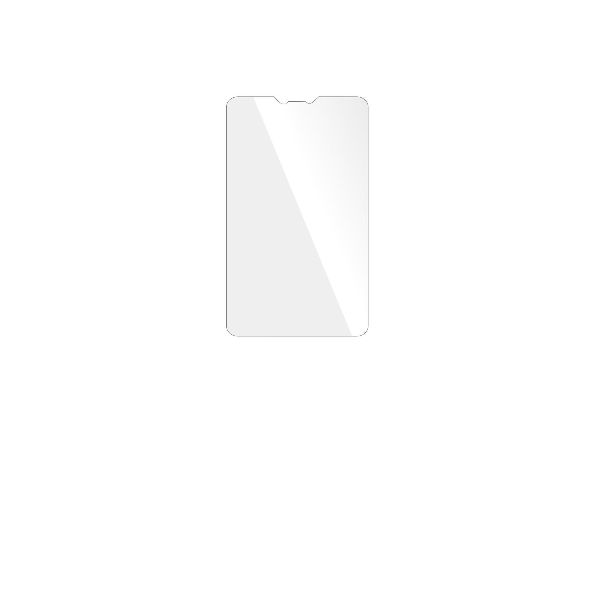 dipos Displayschutz für Unitech HT730, transparente Oberfläche, geringe Dicke und perfekte Passform