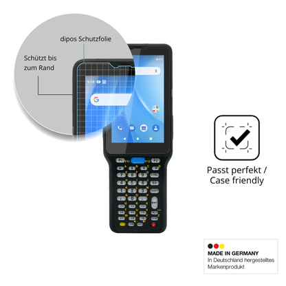 Schutzglasfolie mit optimaler Passform, zur Verwendung mit Hüllen geeignet