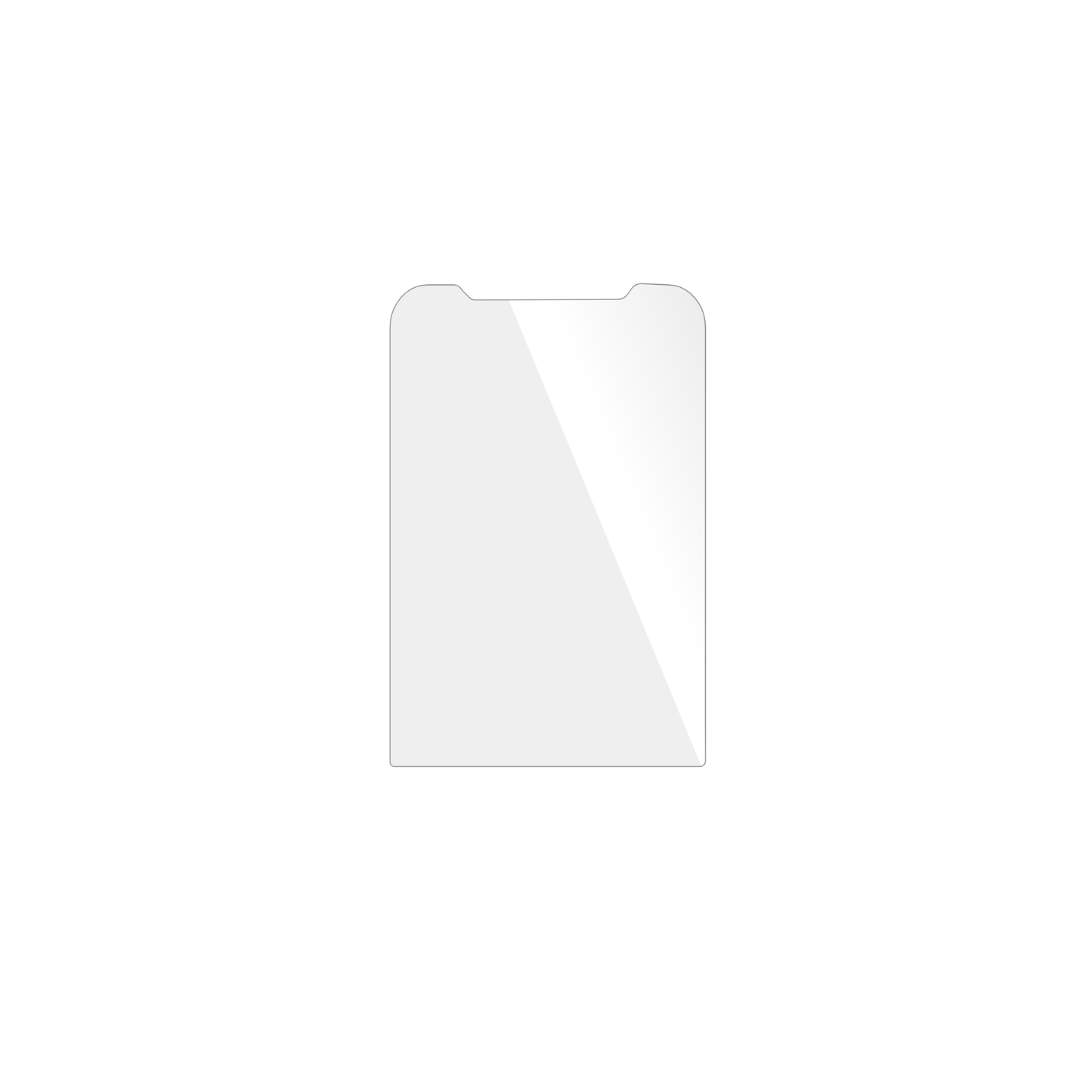 dipos Displayschutz für Unitech TB85 Plus, transparente Oberfläche, geringe Dicke und perfekte Passform