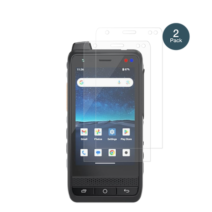 UNIWAF400 mit aufgebrachter dipos Panzerfolie, die lästige Fingerabdrücke minimiert