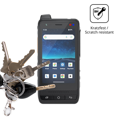 dipos Displayschutz für UNIWA F400, mattierte Oberfläche, robuste Festigkeit und perfekte Passform