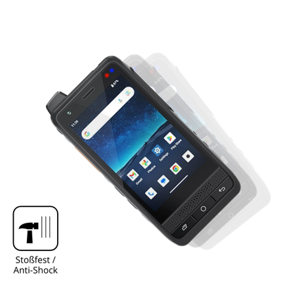 Schutz gegen Kratzer auf dem UNIWA F400 Glas durch Schlüssel, Stöße gegen die Tischkante oder Stürze