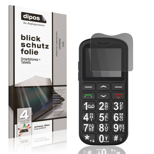 Blickschutzfolie für USHINING G181 matt Schutzfolie Privacy
