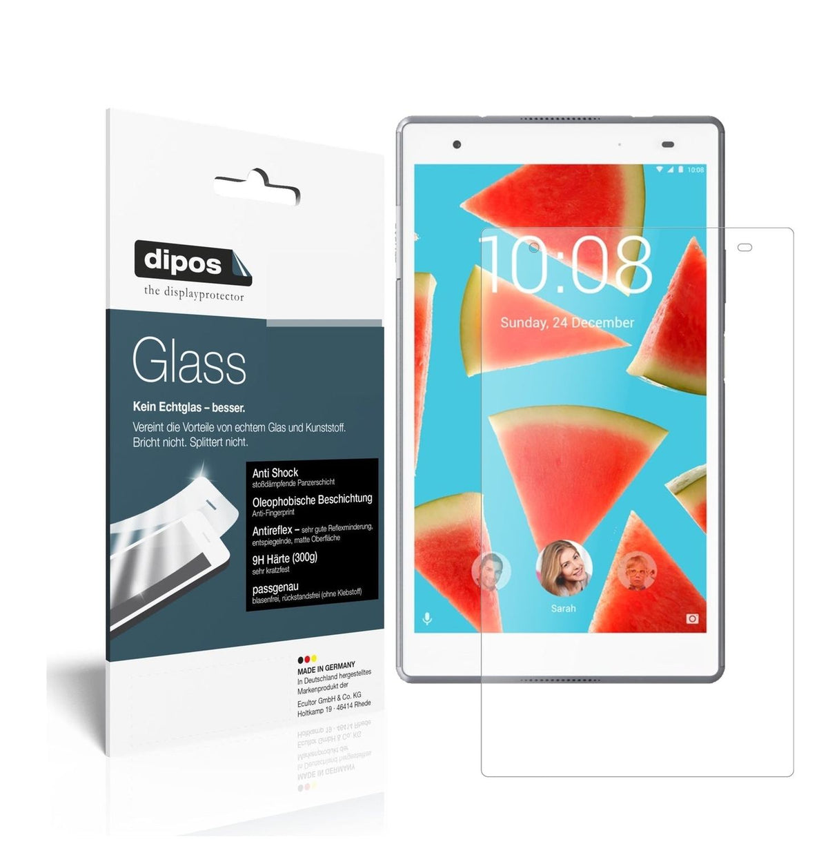 1x 9H Schutzfolie matt für Lenovo Tab 4 8 Plus Panzerfolie