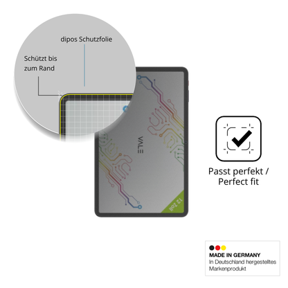 Schutz gegen Kratzer auf dem Vale V12X LTE 12.6 Zoll Glas durch Schlüssel oder Ähnliches