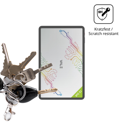 dipos Displayschutz für Vale V12X LTE 12.6 Zoll, mattierte Oberfläche, robuste Festigkeit und perfekte Passform