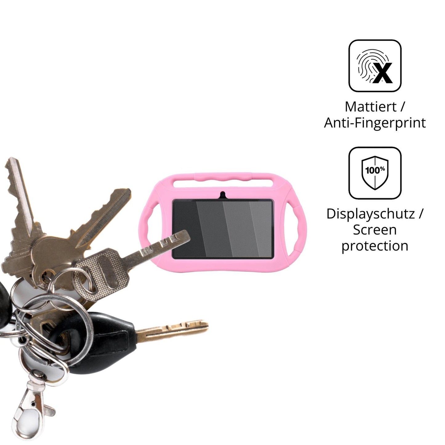 dipos Displayschutz für Veidoo V88 7 Zoll, mattierte Oberfläche, Blickschutzfilter und perfekter Passform
