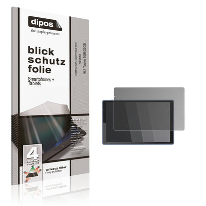 Blickschutzfolie für Veidoo 10.1 Tablet 3GB/32GB matt Schutzfolie Privacy