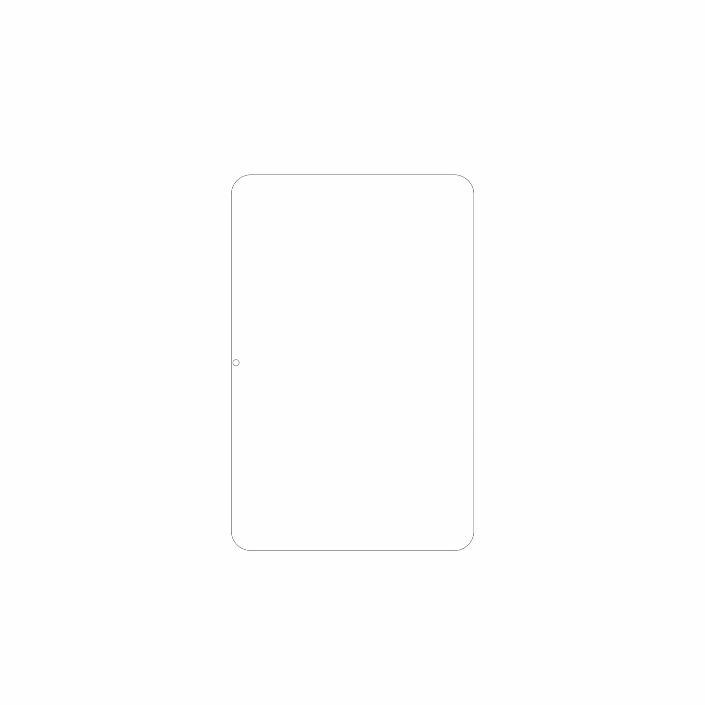 dipos Displayschutz für VekfulPC T60 Pro 13.4 Zoll, mattierte Oberfläche, geringe Dicke und perfekte Passform