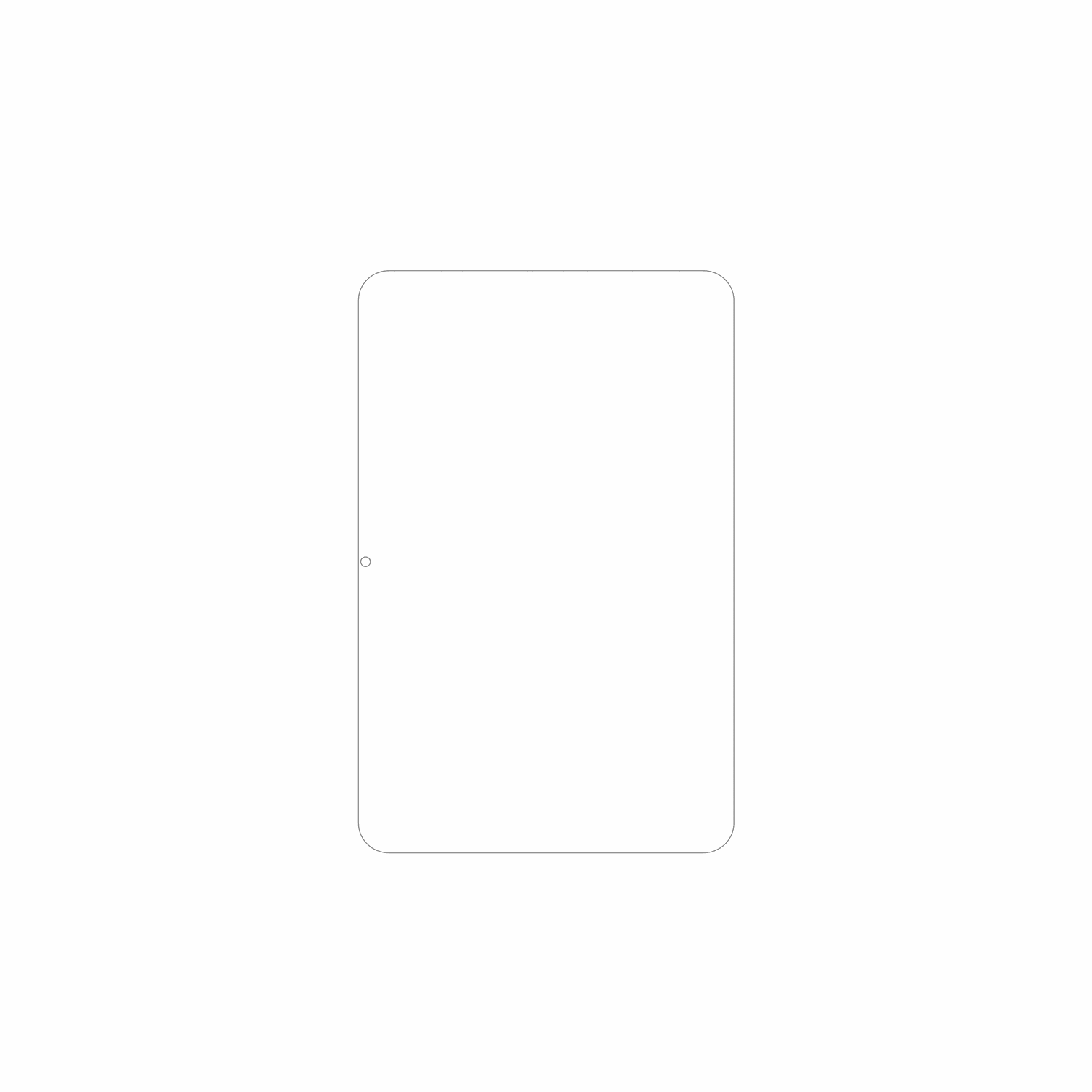 dipos Displayschutz für VekfulPC T60 Pro 13.4 Zoll, mattierte Oberfläche, geringe Dicke und perfekte Passform
