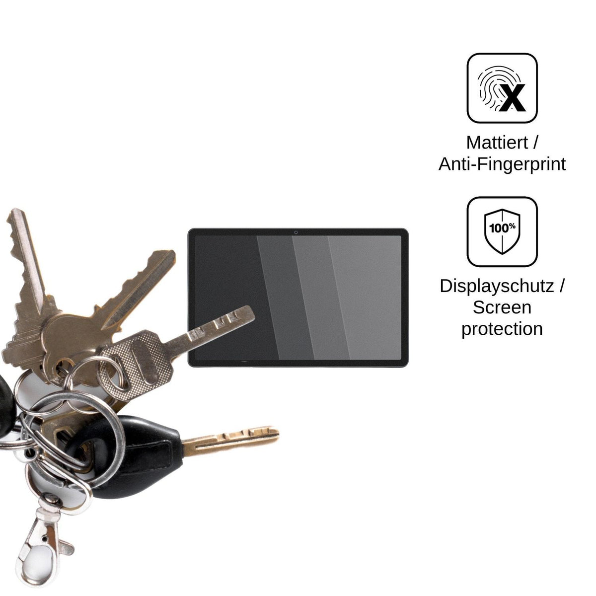 Blickschutzfolie für VELVDIVA M618-EEA matt Schutzfolie Privacy
