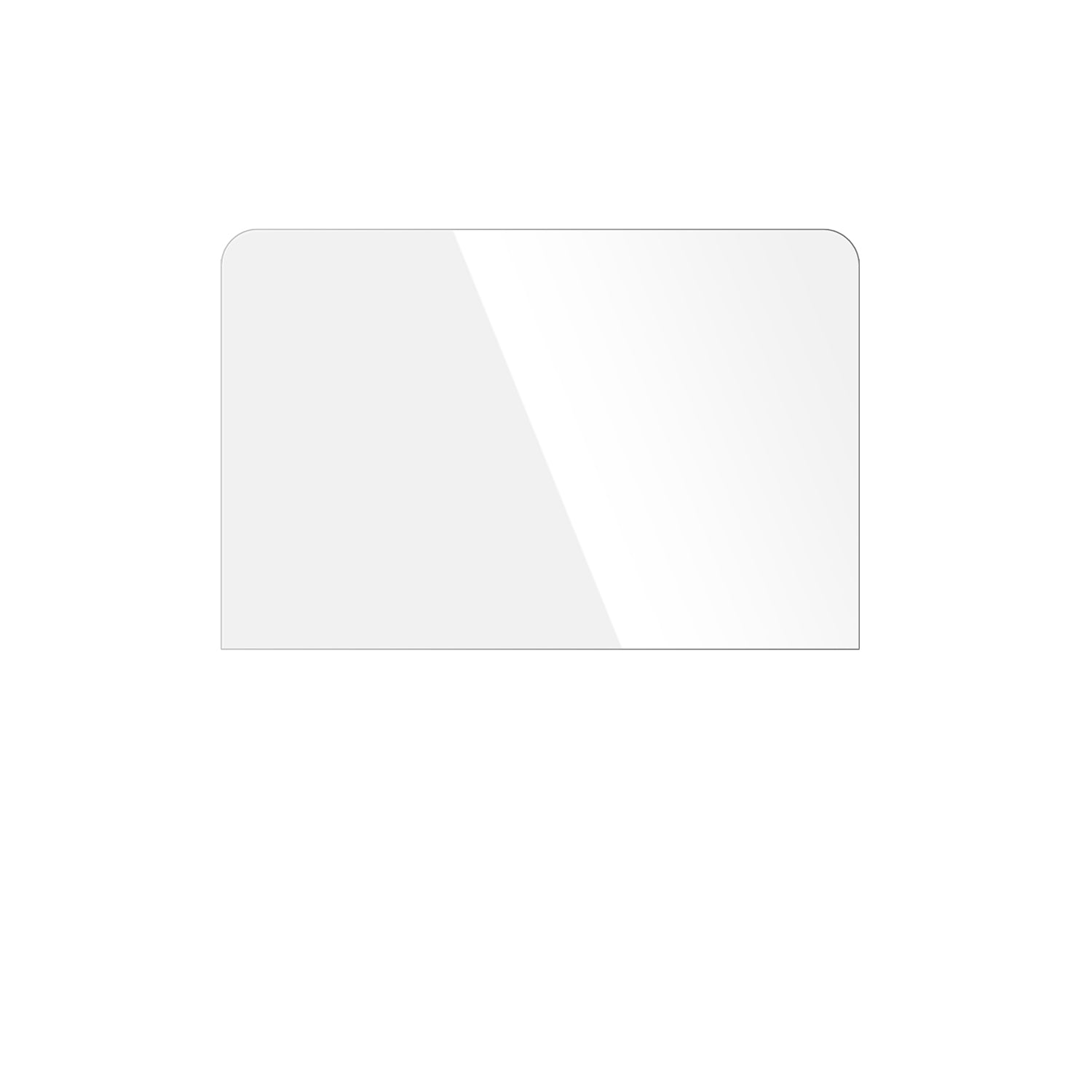 dipos Displayschutz für Verifone M450, transparente Oberfläche, geringe Dicke und perfekte Passform
