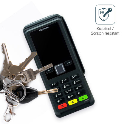 dipos Displayschutz für Verifone V200c, mattierte Oberfläche, robuste Festigkeit und perfekte Passform
