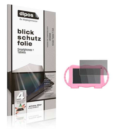 Blickschutzfolie für VESWWE Kinder Tablet 7 Zoll matt Schutzfolie Privacy
