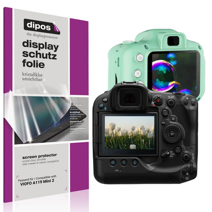 4x Schutzfolie klar für VIOFO A119 Mini 2 Display-Schutzfolie