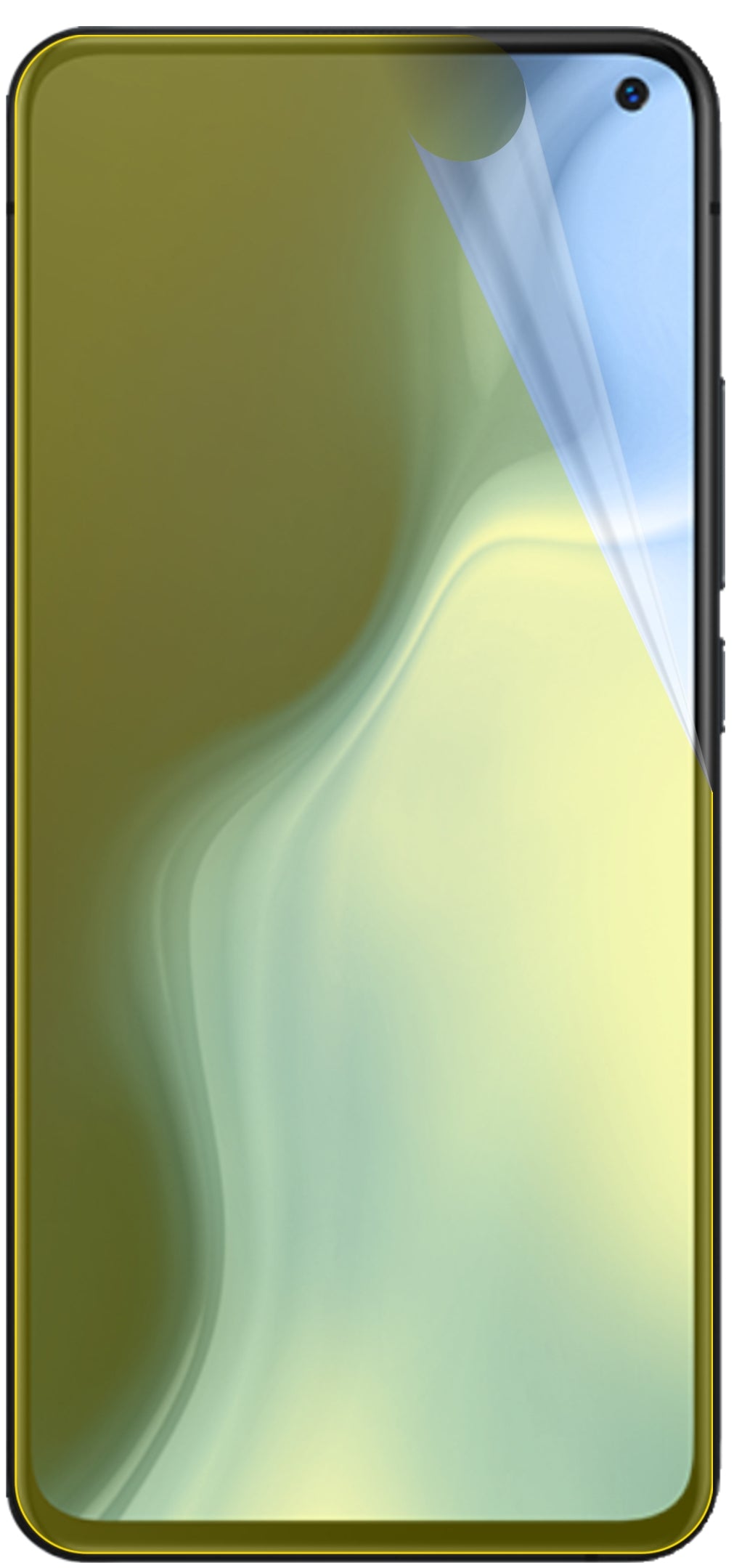 dipos Displayschutz für Vivo S5, transparente Oberfläche, geringe Dicke und perfekte Passform