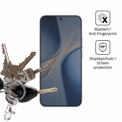 dipos Displayschutz für Vivo T5 Pro, mattierte Oberfläche, Blickschutzfilter und perfekter Passform