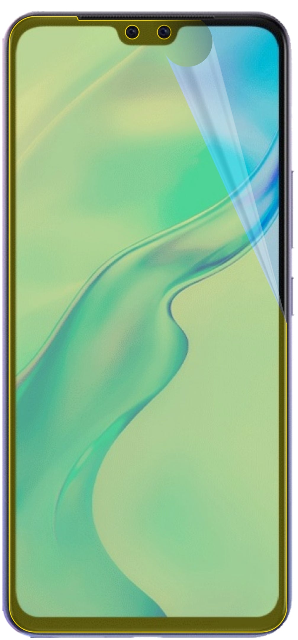 dipos Displayschutz für Vivo V20 Pro, transparente Oberfläche, geringe Dicke und perfekte Passform
