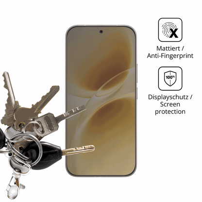dipos Displayschutz für Vivo V70 Elite, mattierte Oberfläche, Blickschutzfilter und perfekter Passform