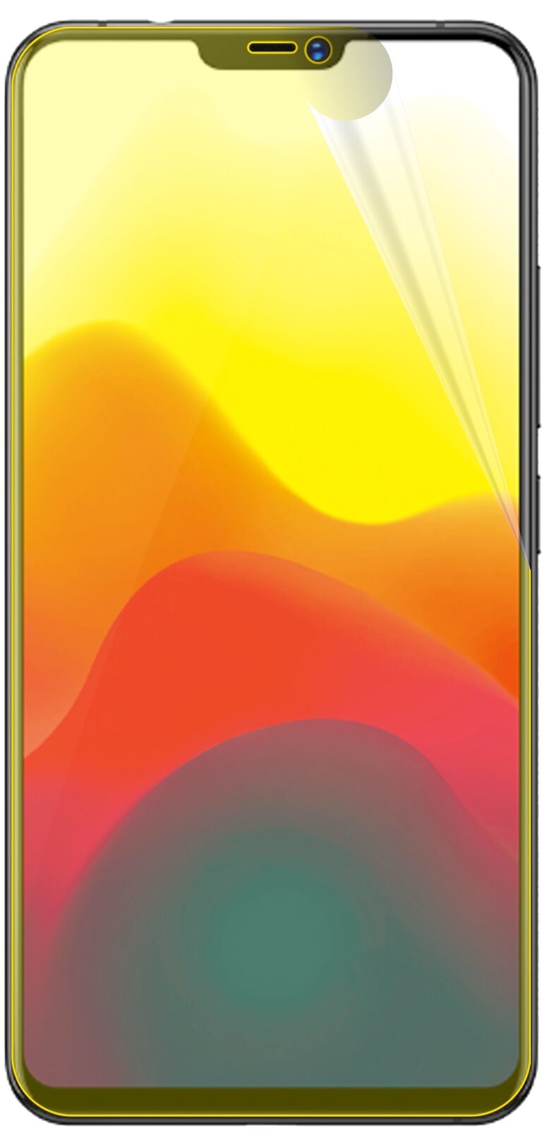 dipos Displayschutz für Vivo X21UD, transparente Oberfläche, geringe Dicke und perfekte Passform