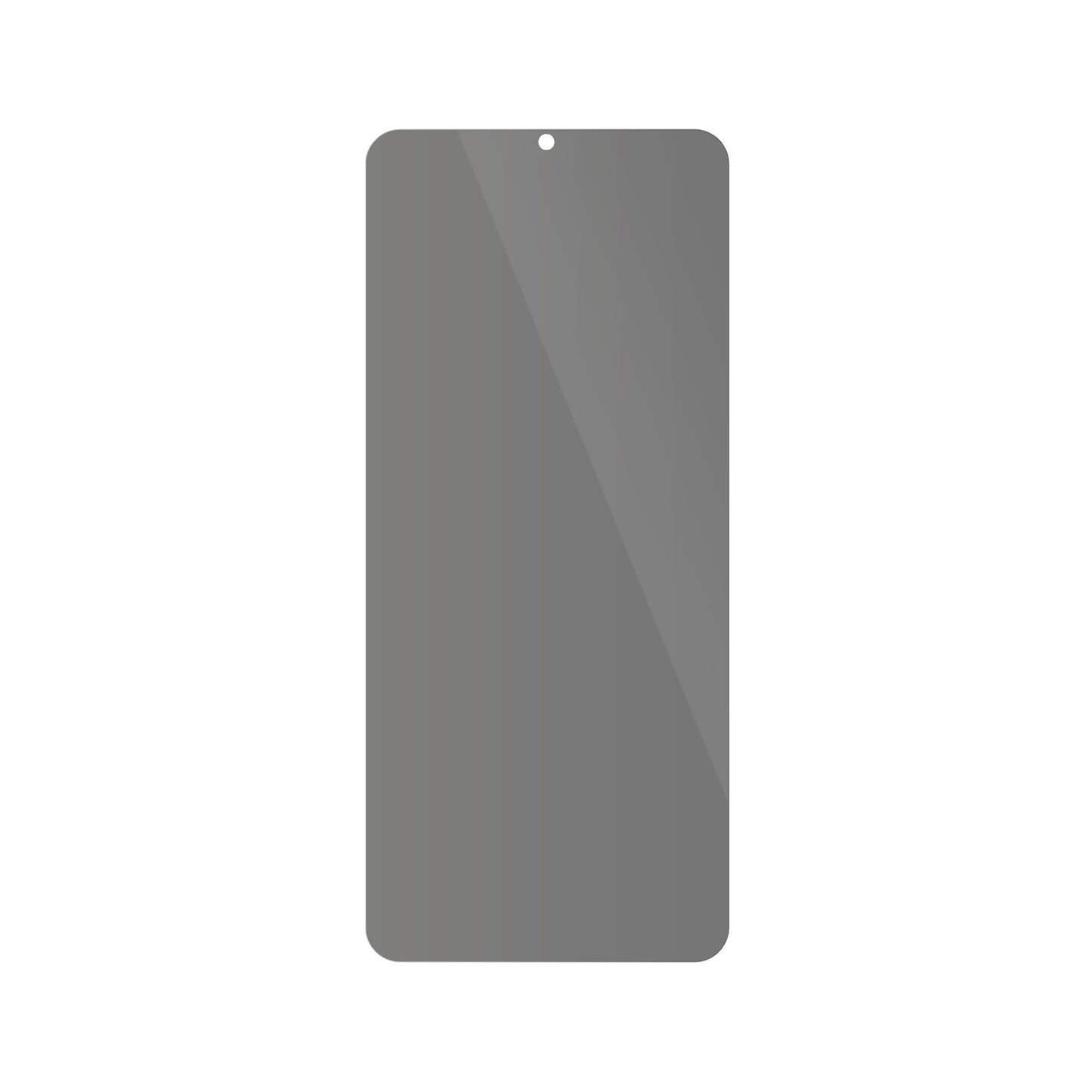 dipos Displayschutz für Vivo Y02, mit Blickschutzfilter und perfekter Passform auch für die Rundungen