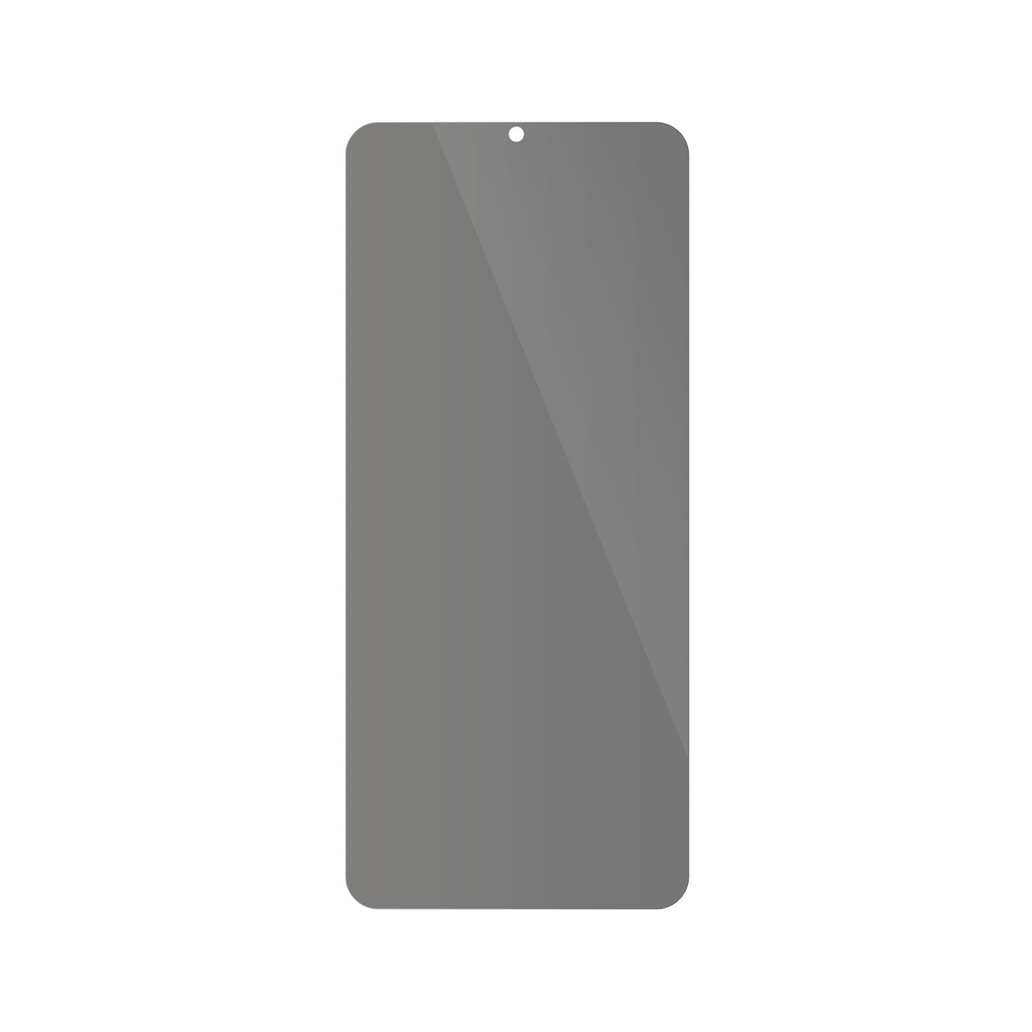 dipos Displayschutz für Vivo Y02, mit Blickschutzfilter und perfekter Passform auch für die Rundungen