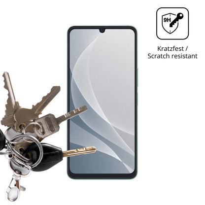 dipos Displayschutz für Vivo Y05e, mattierte Oberfläche, robuste Festigkeit und perfekte Passform