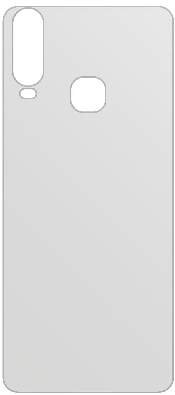 dipos Displayschutz für Vivo Y12 Rückseite, mattierte Oberfläche, geringe Dicke und perfekte Passform