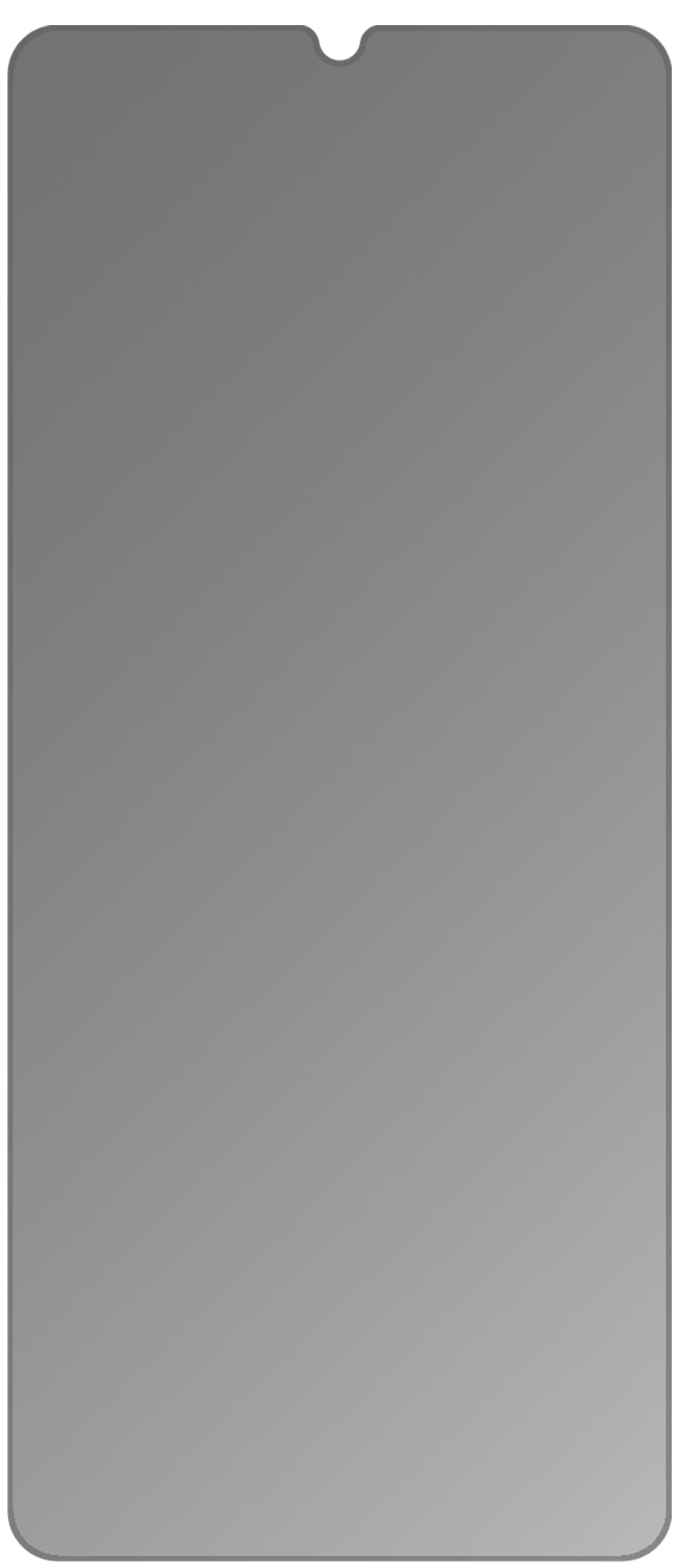 dipos Displayschutz für Vivo Y21T, mattierte Oberfläche, Blickschutzfilter und perfekter Passform