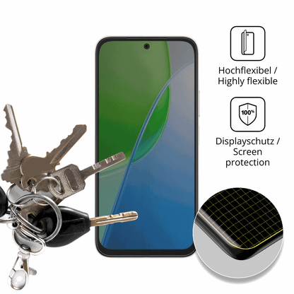 dipos Displayschutz f�r Vivo Y31d, mit Blickschutzfilter und perfekter Passform auch f�r die Rundungen