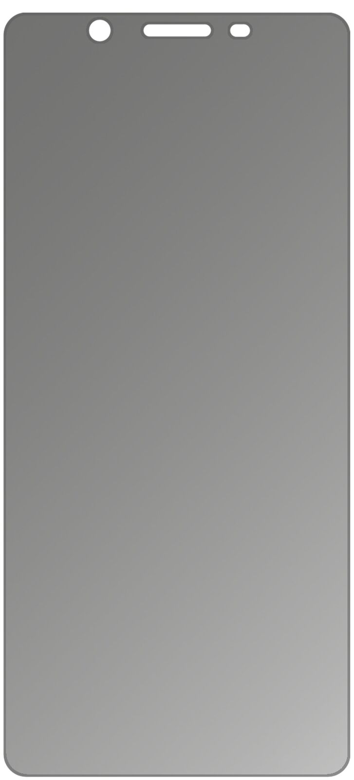 dipos Displayschutz für Vivo Y71, mattierte Oberfläche, Blickschutzfilter und perfekter Passform
