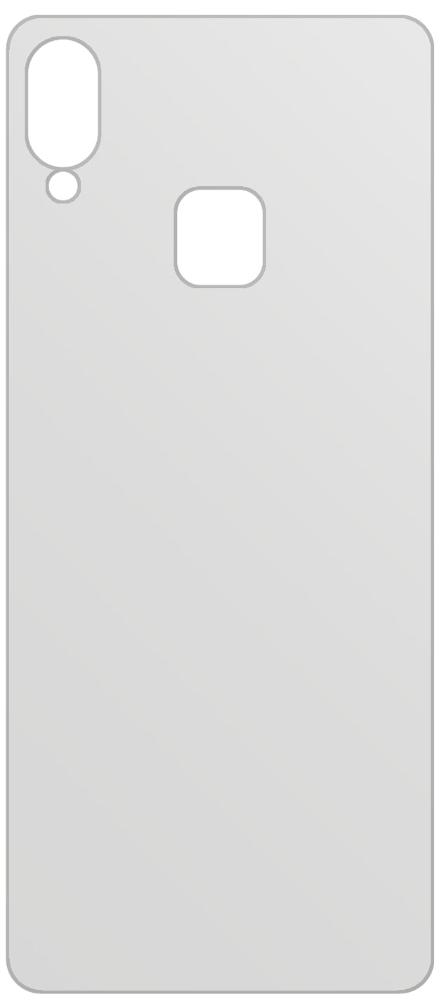 dipos Displayschutz für Vivo U1 Rückseite, mattierte Oberfläche, geringe Dicke und perfekte Passform