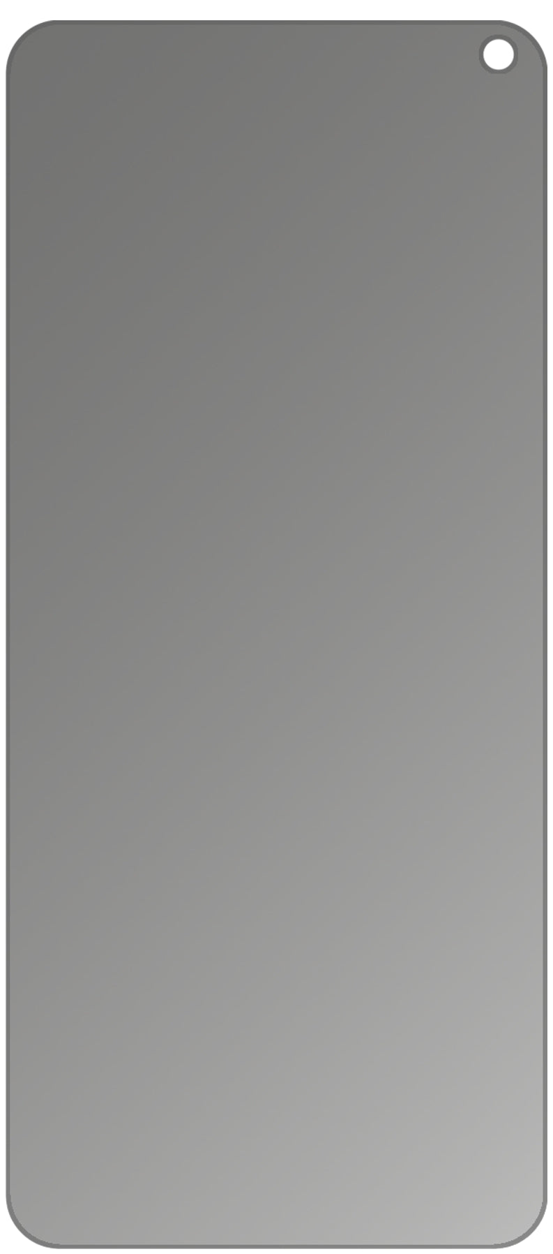 dipos Displayschutz für Vivo Z6 5G, mattierte Oberfläche, Blickschutzfilter und perfekter Passform