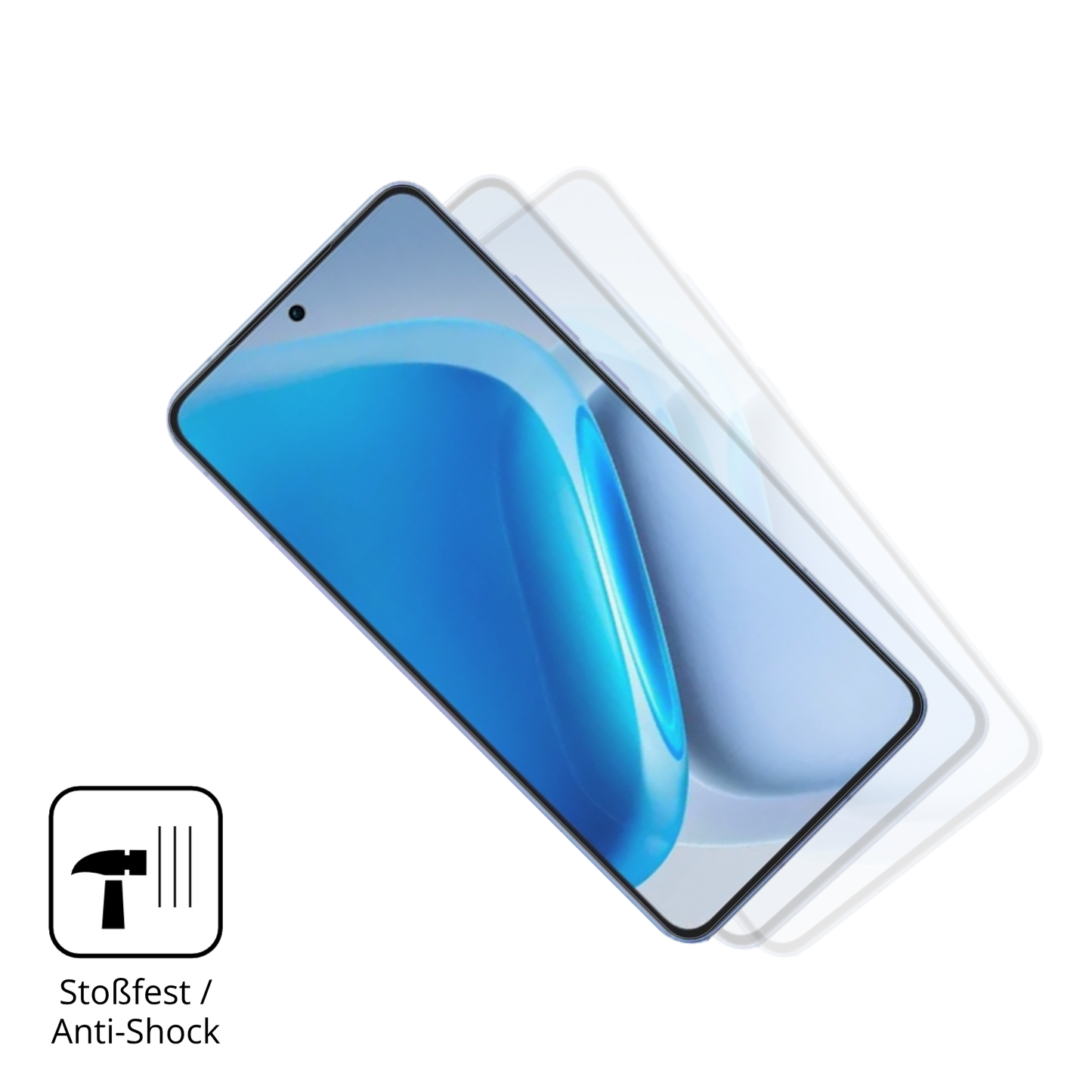 2x 9H Schutzfolie matt für Vivo Iqoo Neo 11 Panzerfolie