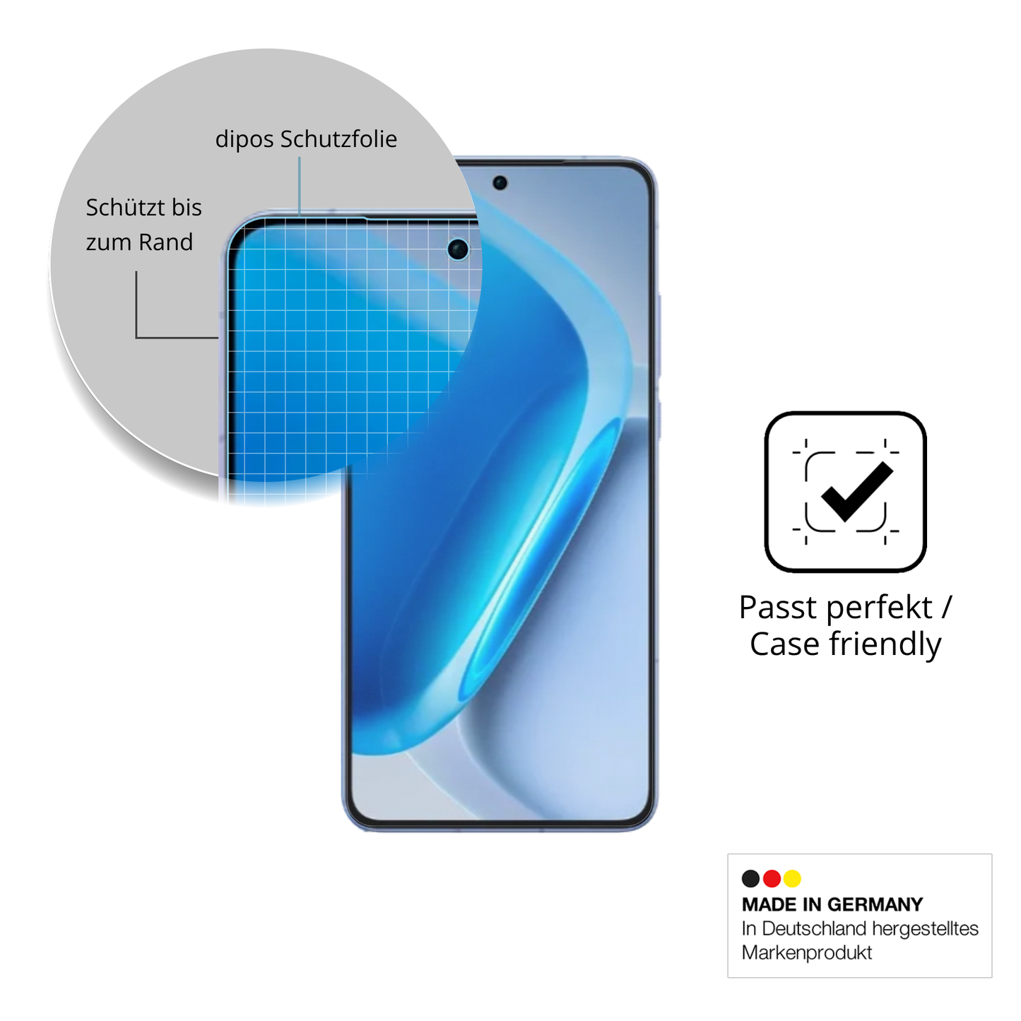 2x 9H Schutzfolie matt für Vivo Iqoo Neo 11 Panzerfolie