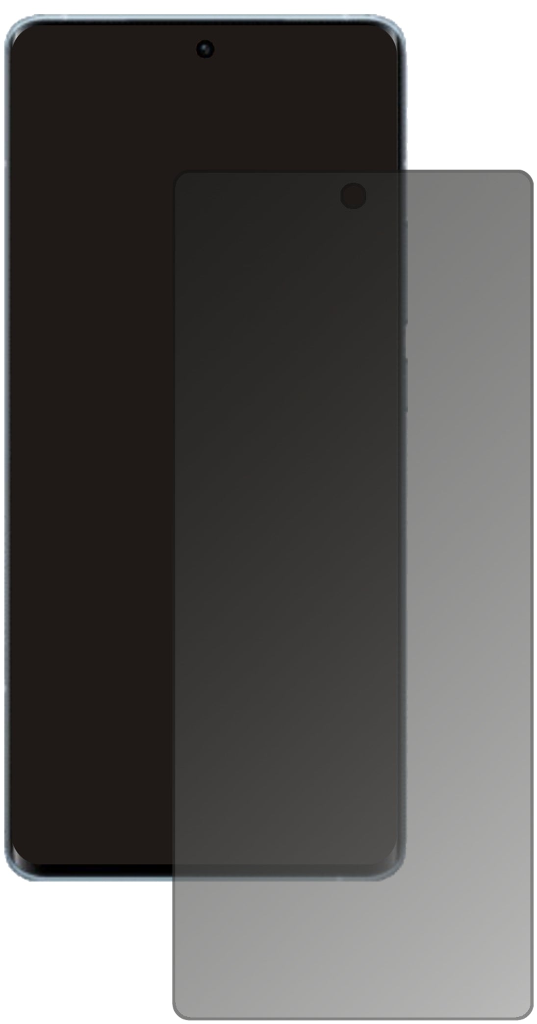 Blickschutzfolie für Vivo iQOO Neo5 S matt Schutzfolie Privacy