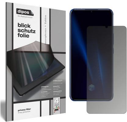 Blickschutzfolie für Vivo IQOO Pro matt Schutzfolie Privacy