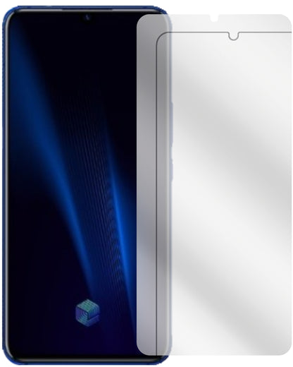 VivoIQOO Pro mit aufgebrachter dipos Displayschutzfolie, glasklare Darstellung ohne Einschränkungen