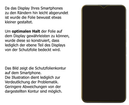 1x 9H Schutzfolie für VIVO IQOO Z5x Panzerfolie