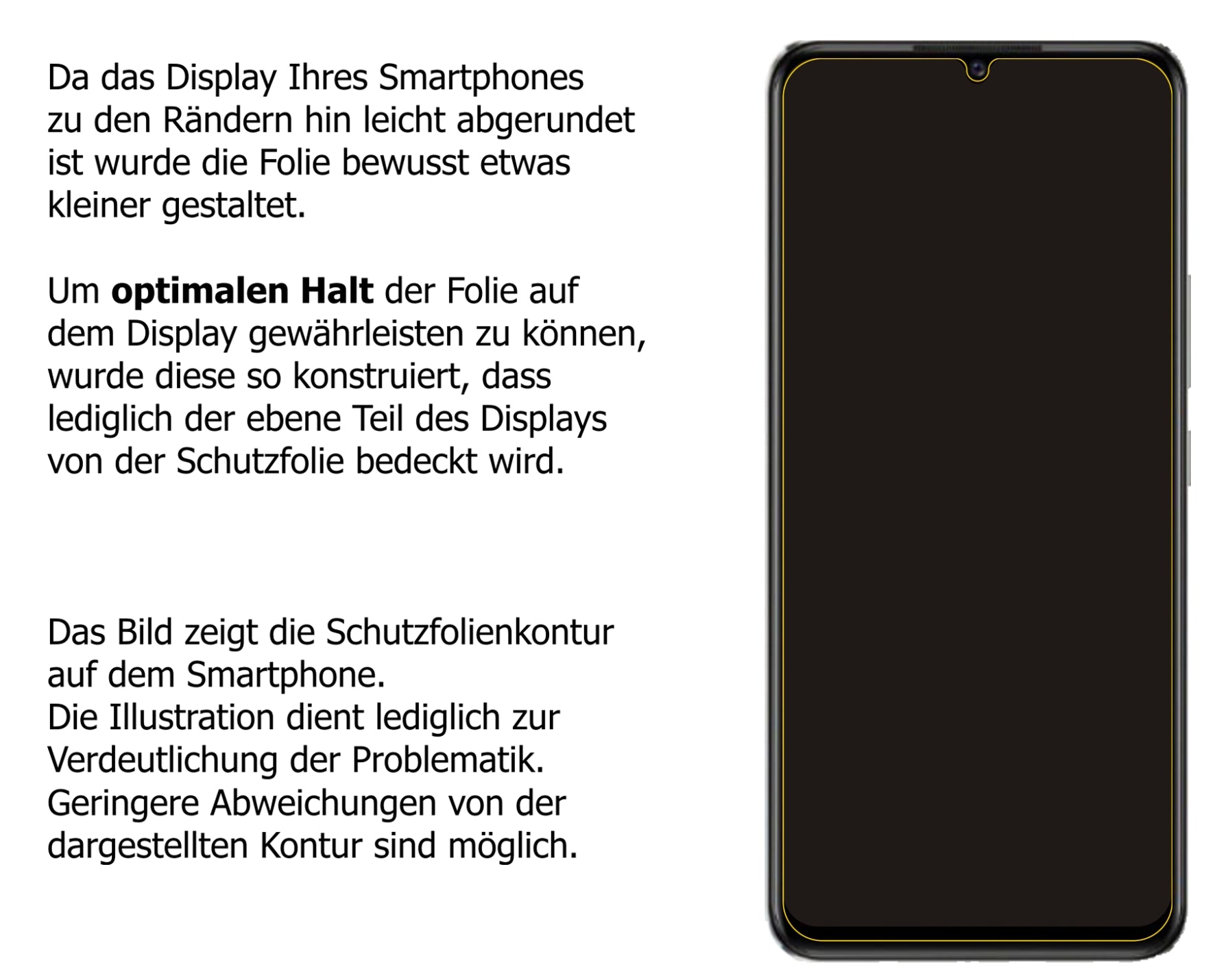 Privatsphäre-Schutz durch Sichtschutz-Folie passend zugeschnitten für Vivo S10e