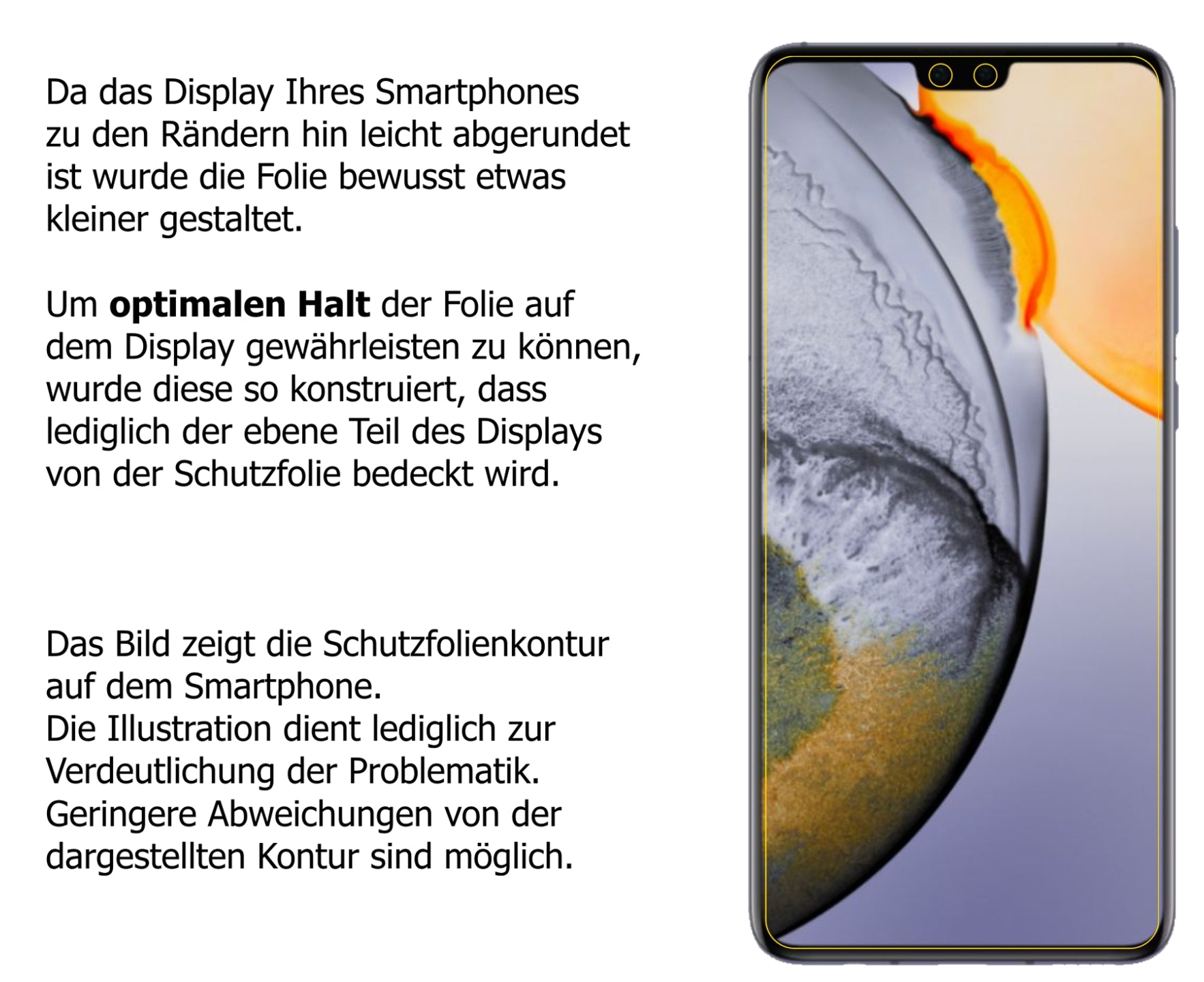 Privatsphäre-Schutz durch Sichtschutz-Folie passend zugeschnitten für Vivo S7 5G