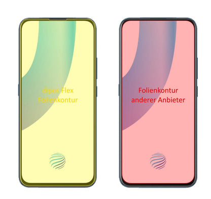 3x 3D Full Cover Schutzfolie für Vivo V17 Pro