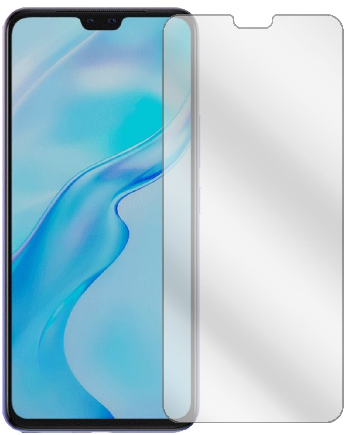 2x Schutzfolie klar für Vivo V20 Pro Display-Schutzfolie