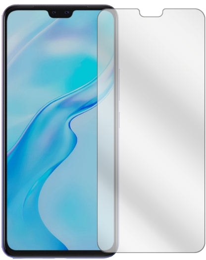VivoV20 Pro mit aufgebrachter dipos Displayschutzfolie, glasklare Darstellung ohne Einschränkungen